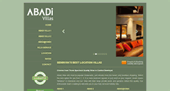 Desktop Screenshot of abadivillas.com